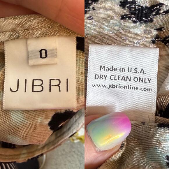 JIBRI Long Sleeve Ice Slouch Maxi Jersey Knit Dress size 0 / US 10-12 - Picture 6 of 7